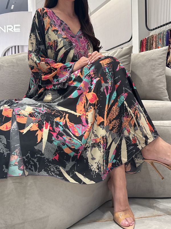 Pure Silk M5awar embroidery